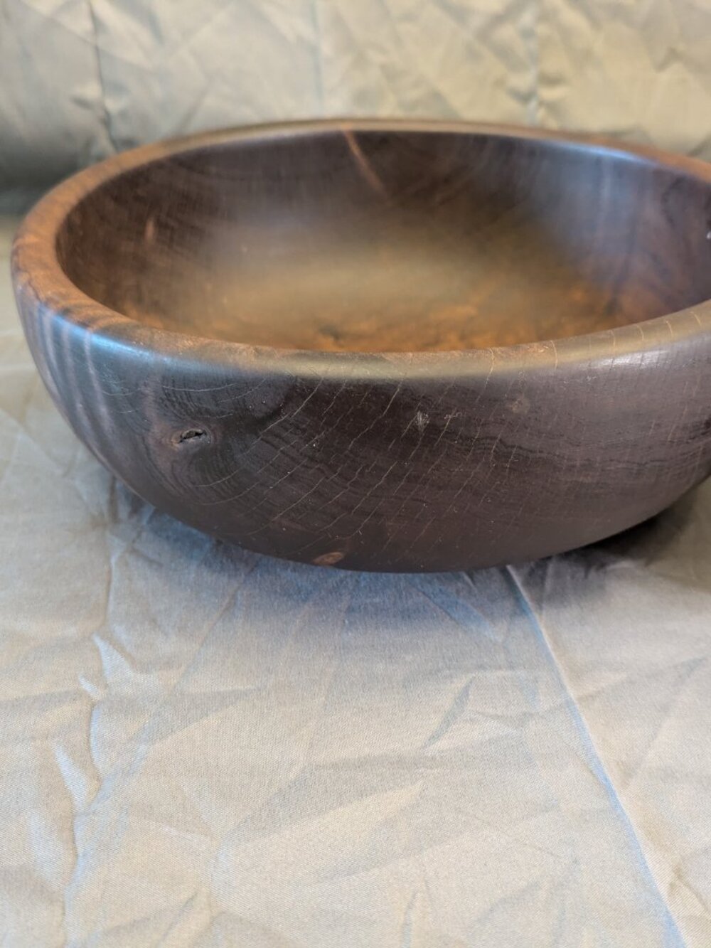 Vintage Wooden Salad Bowl Set - Picture 2 of 6